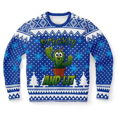 Prickly and Lit Holiday Printed Sweatshirt