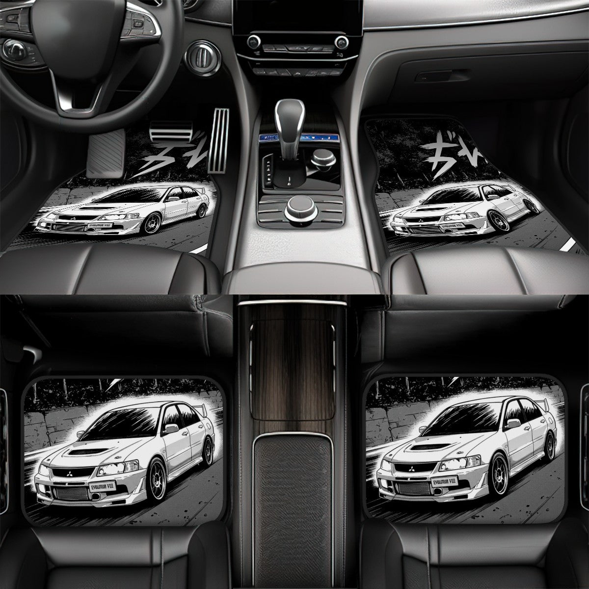 Evo Illustration Automotive Floor Mats