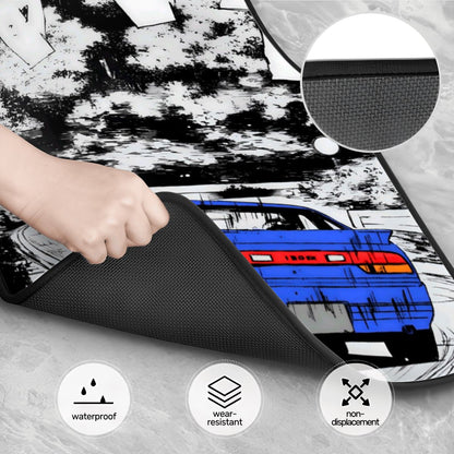 180sx JDM Illustration Automotive Floor Mats