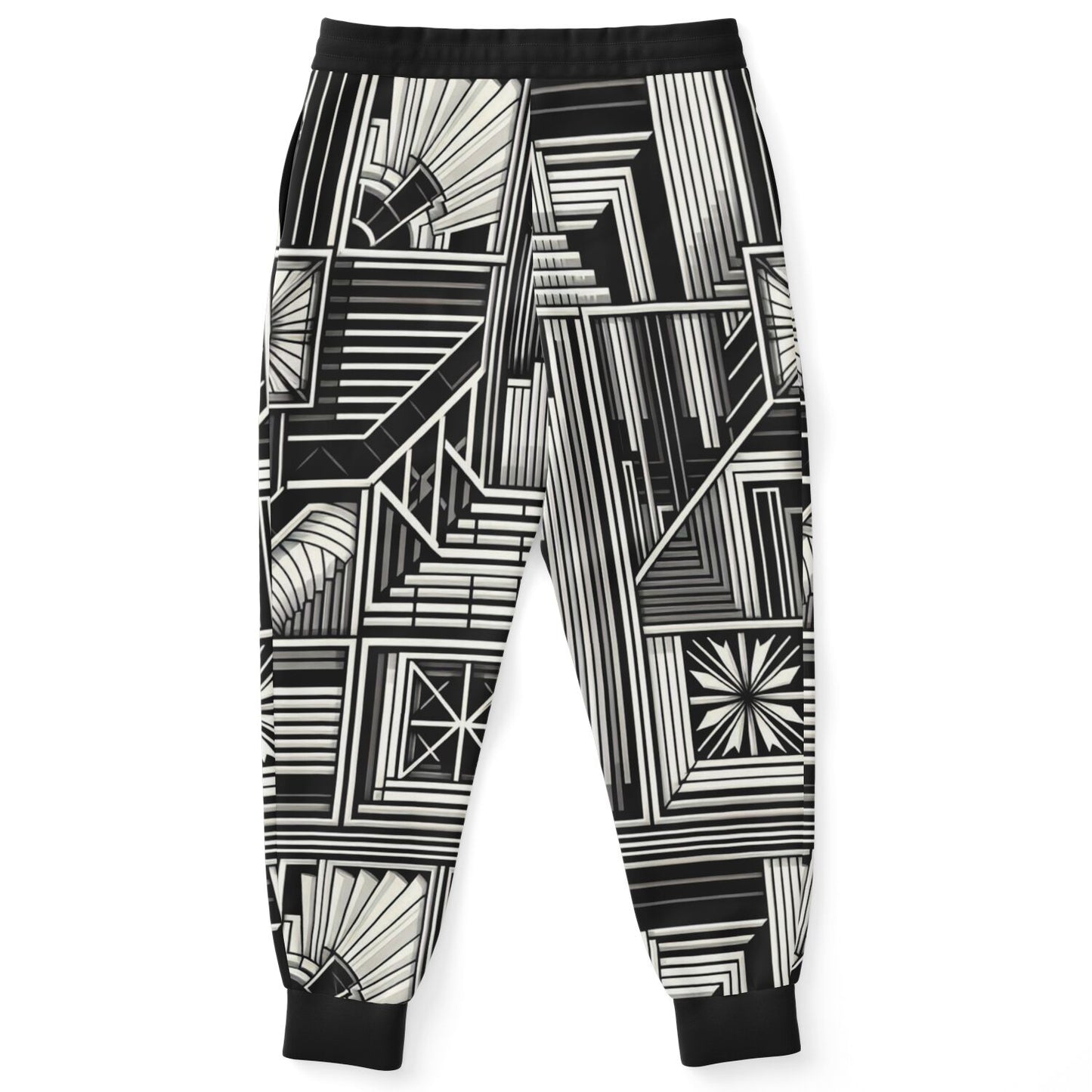 Black Artistry Pattern Fashion Sweatpants