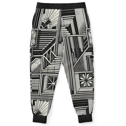 Black Artistry Pattern Fashion Sweatpants