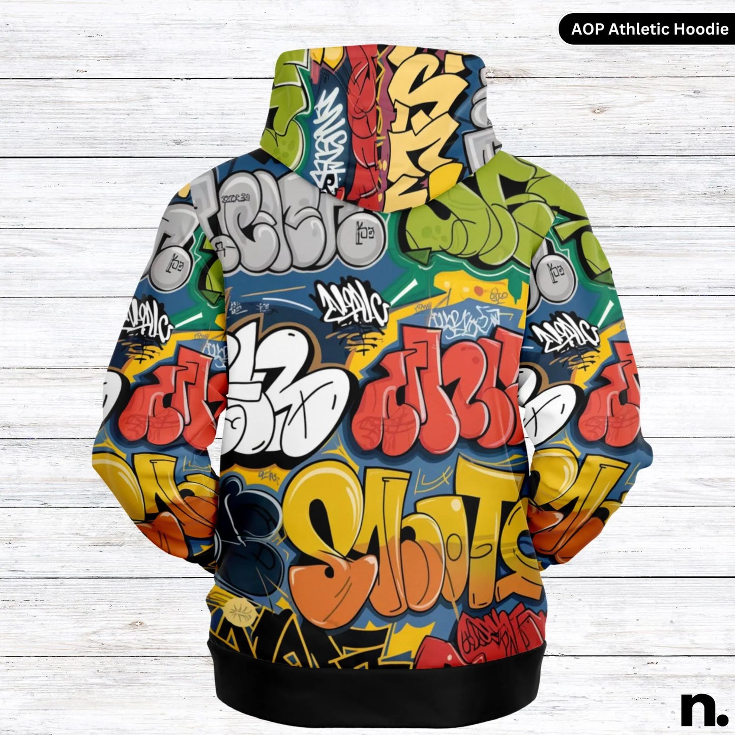 Graffiti Classic Athletic Hoodie - AOP