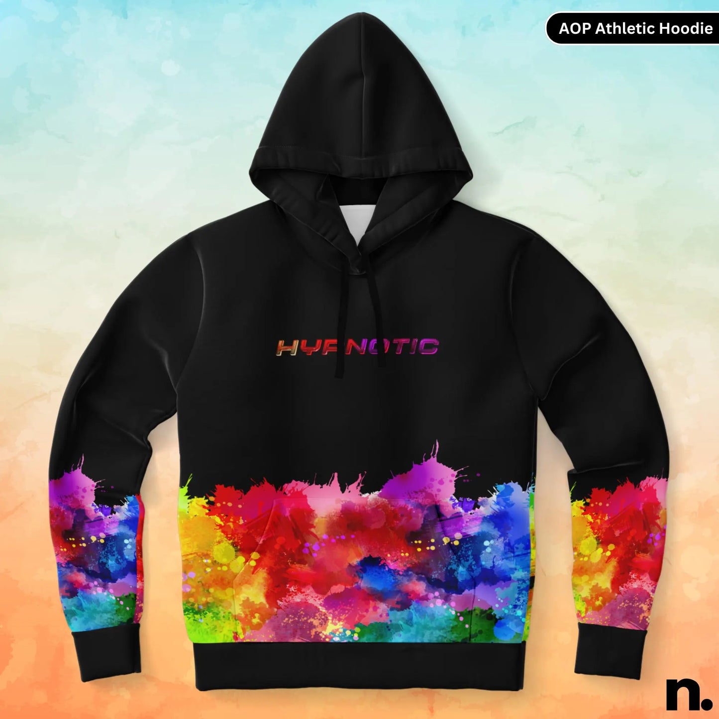 Hypnotic Colors Athletic Hoodie - AOP