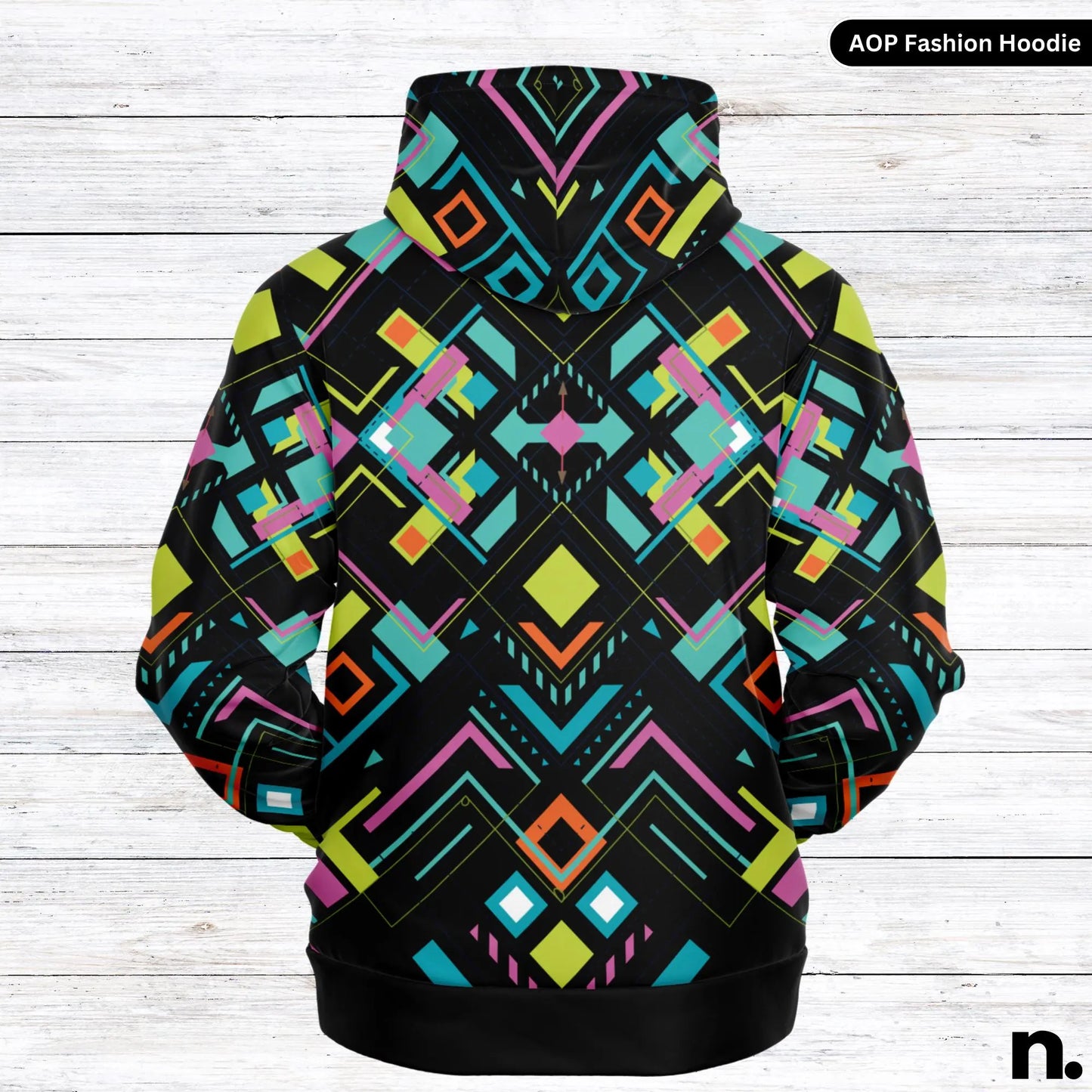 Aztec Pattern Fashion Hoodie - AOP