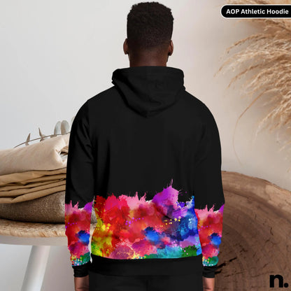 Hypnotic Colors Athletic Hoodie - AOP