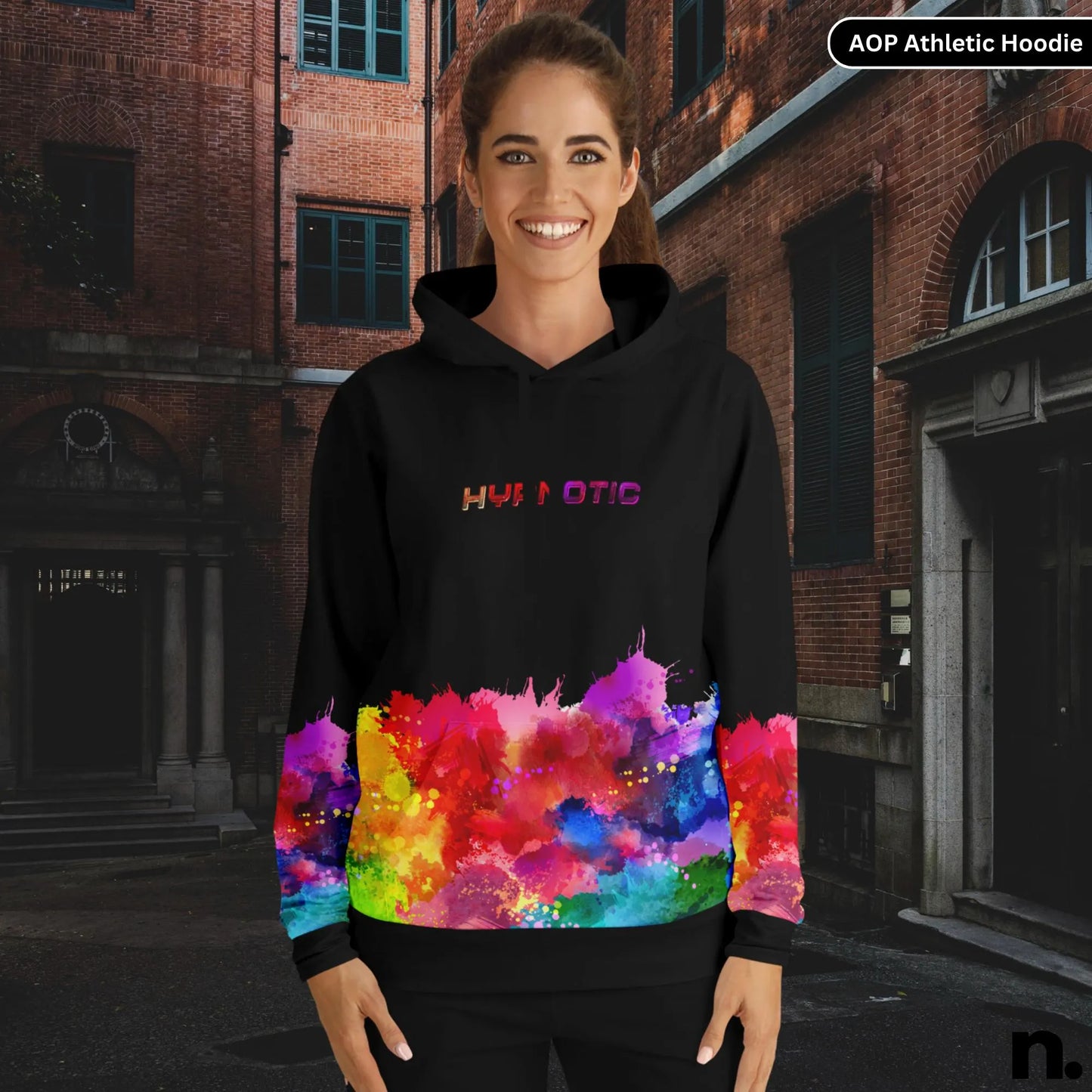 Hypnotic Colors Athletic Hoodie - AOP