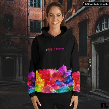 Hypnotic Colors Athletic Hoodie - AOP