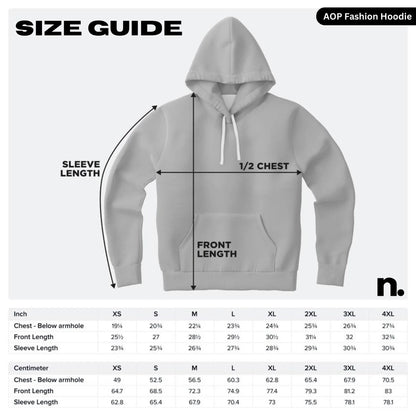 Gold Repeating Pattern AOP Fashion Hoodie - AOP
