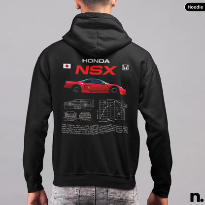 Honda NSX JDM Legend Poster Unisex Hoodie