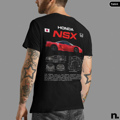 Honda NSX JDM Legend Poster Unisex Cotton Tee