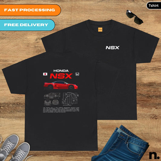 Honda NSX JDM Legend Poster Unisex Cotton Tee