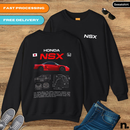Honda NSX JDM Legend Poster Unisex Sweatshirt