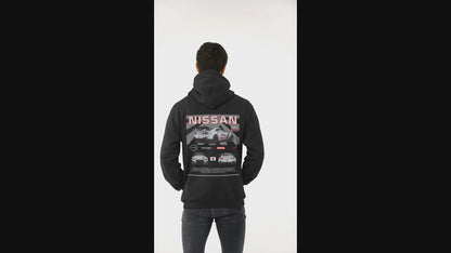 Nissan GTR GT3 JDM Poster Style Back Print Unisex Hoodie