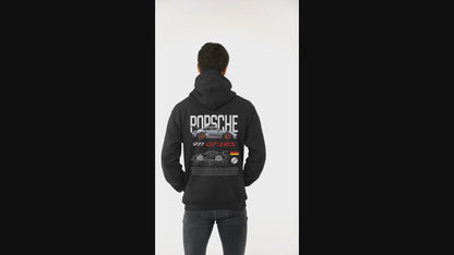 911 GT3RS Poster Style Back Design Unisex Hoodie