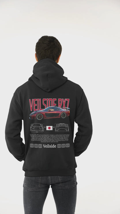 Veilside RX7 Poster Style Hoodie