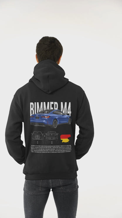 Bimmer M4 Poster Style Hoodie
